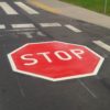 termoznak stop, znak poziomy warstwowy stop